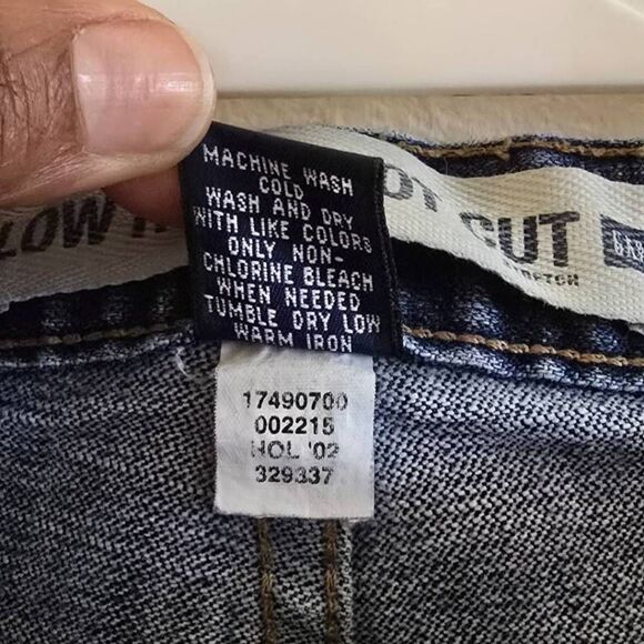 Vintage GAP Jeans Women’s Size 6 Blue Low Rise Bootcut Flare Stretch Denim Y2K - Picture 8 of 14